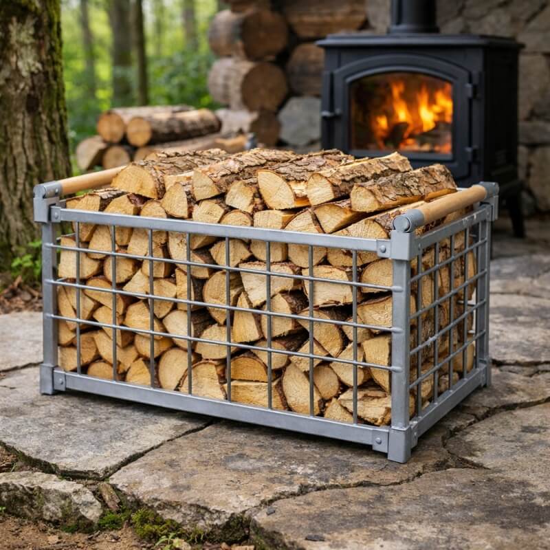 薪ストーブ用におすすめの乾燥薪ケース小